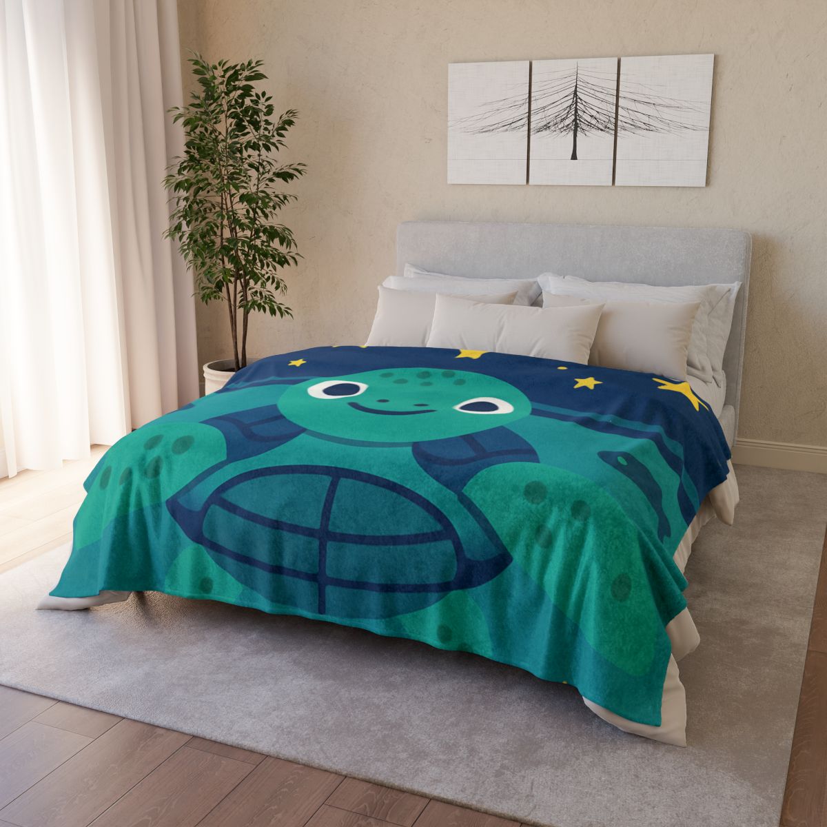 Starlight Sea Turtle decorative home blankets