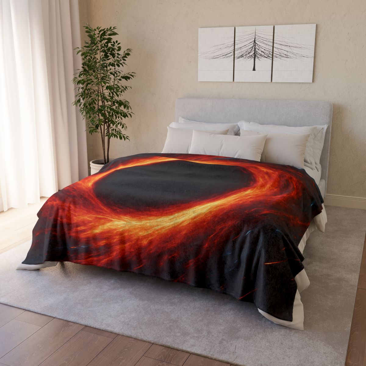 Event Horizon Shimmer trendy patterned blankets