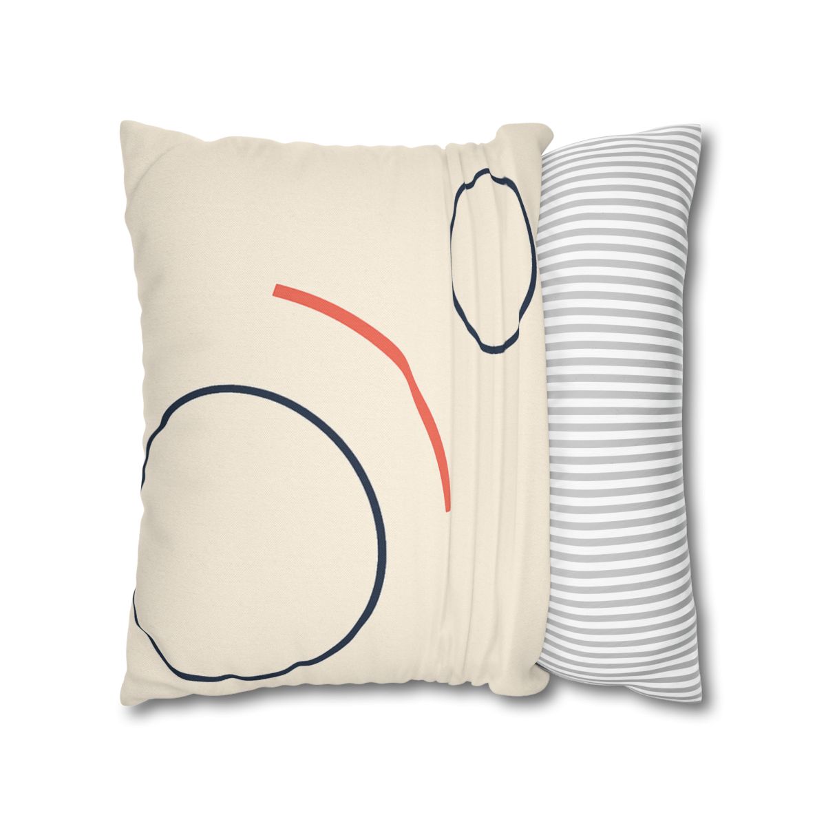 Orbit Gap Circle Pair custom pillow cases