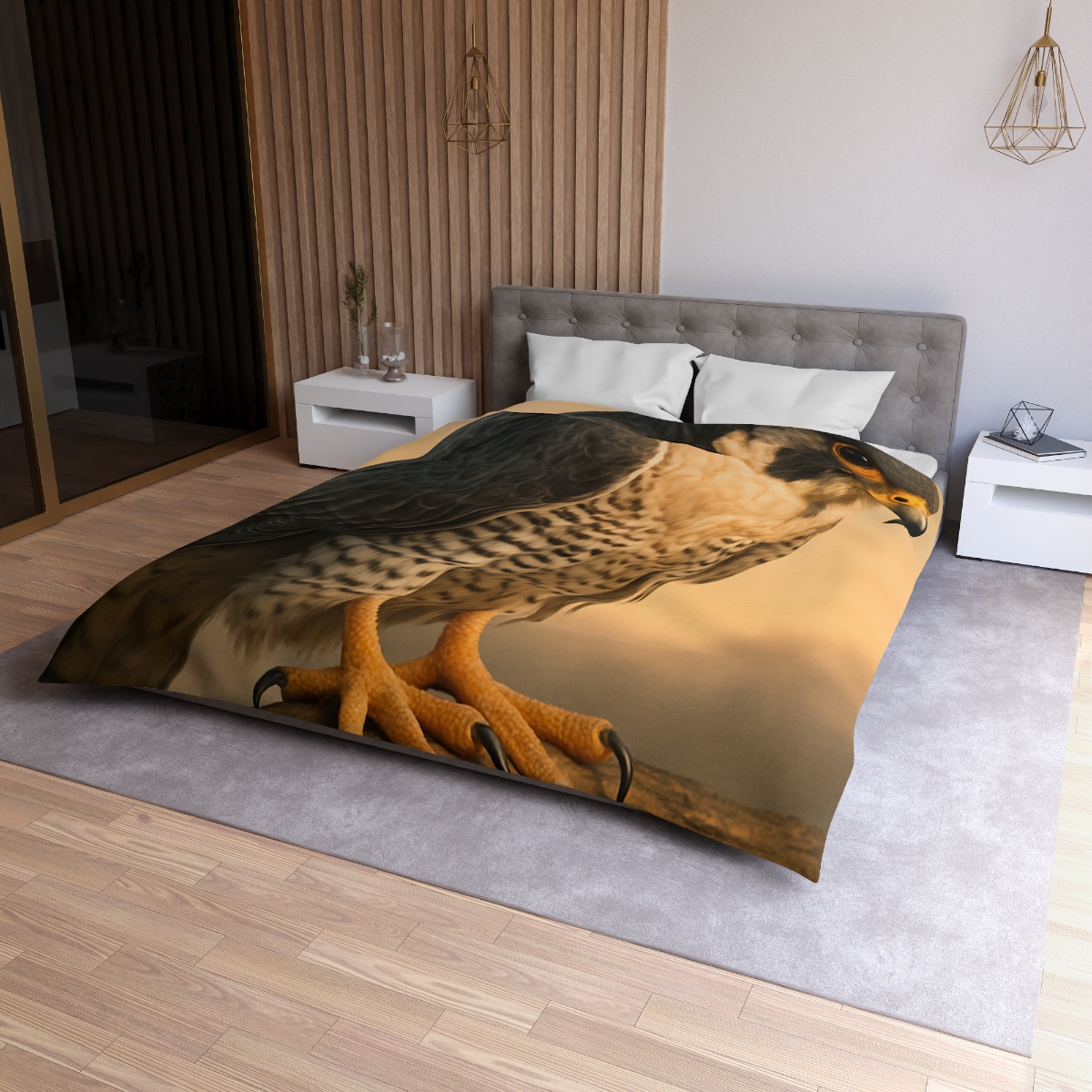 Solar Crest Peregrine Falcon warm winter duvets