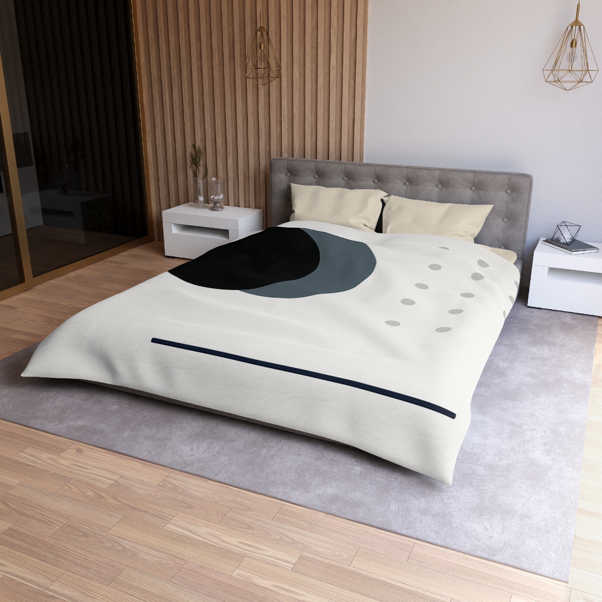 Binary Eclipse Dot Grid duvets for gifts