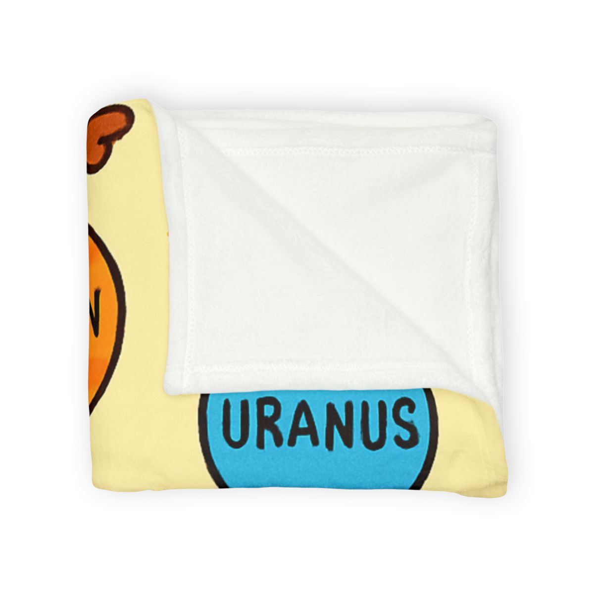 Solar System Circus Of Birds personalized cozy blankets