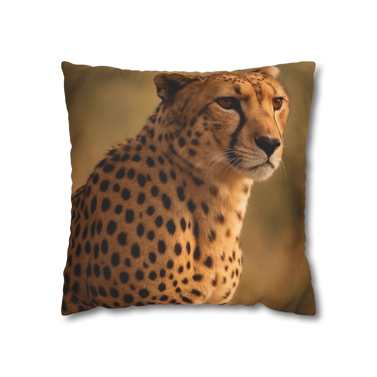 Amber Gaze Cheetah trendy patterned pillow cases