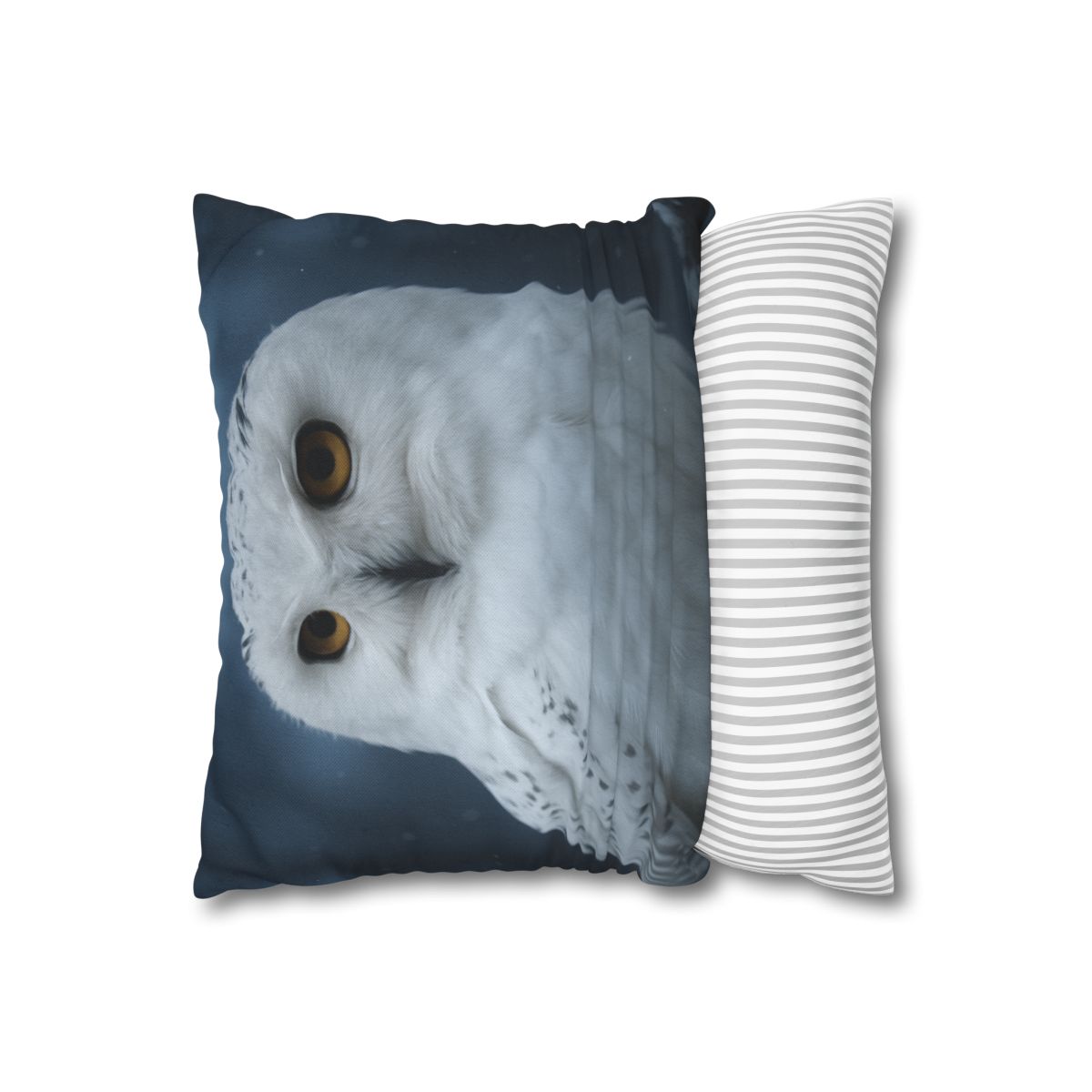 Twilight Watcher Snowy Owl personalized pillow covers