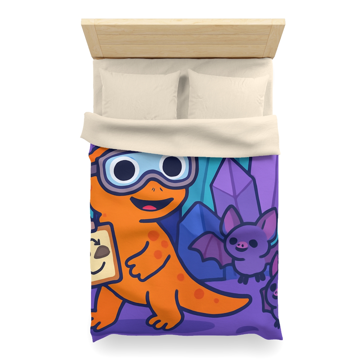 Crystal Cavern Salamander Science Team trendy bedroom duvets