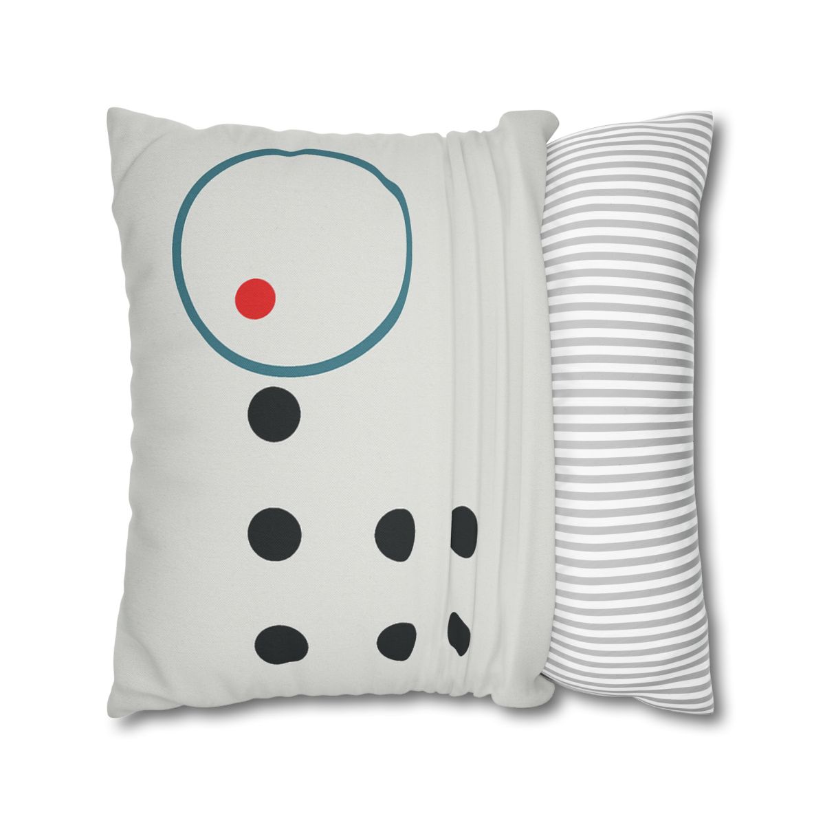 Broken Grid With One Orbit Ring stylish decorative pillowcases