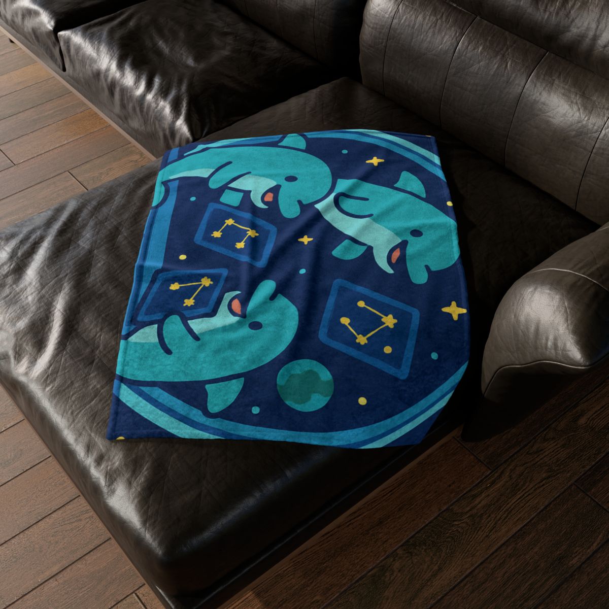 Cosmic Dolphin Classroom designer printed blankets