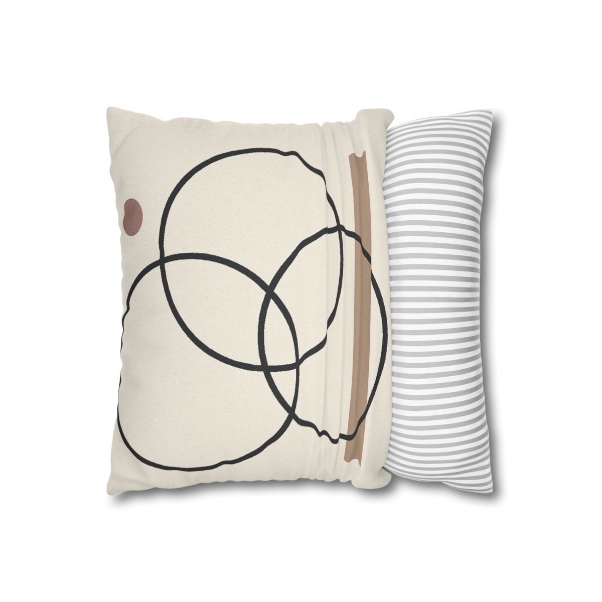 Staggered Rings And Slim Bar comfortable bedding pillow covers