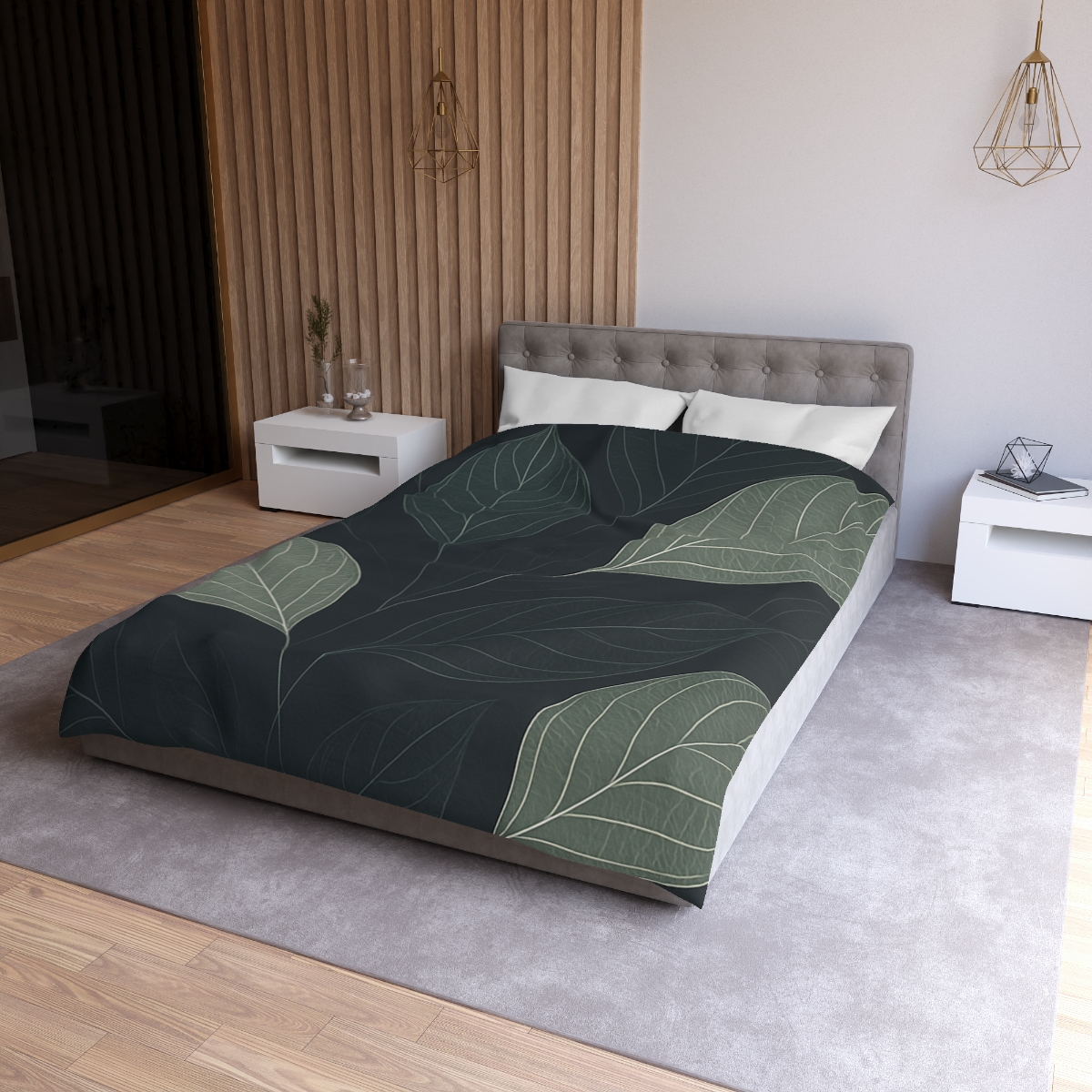 Leaf Vein Circuit Filigree warm winter duvets