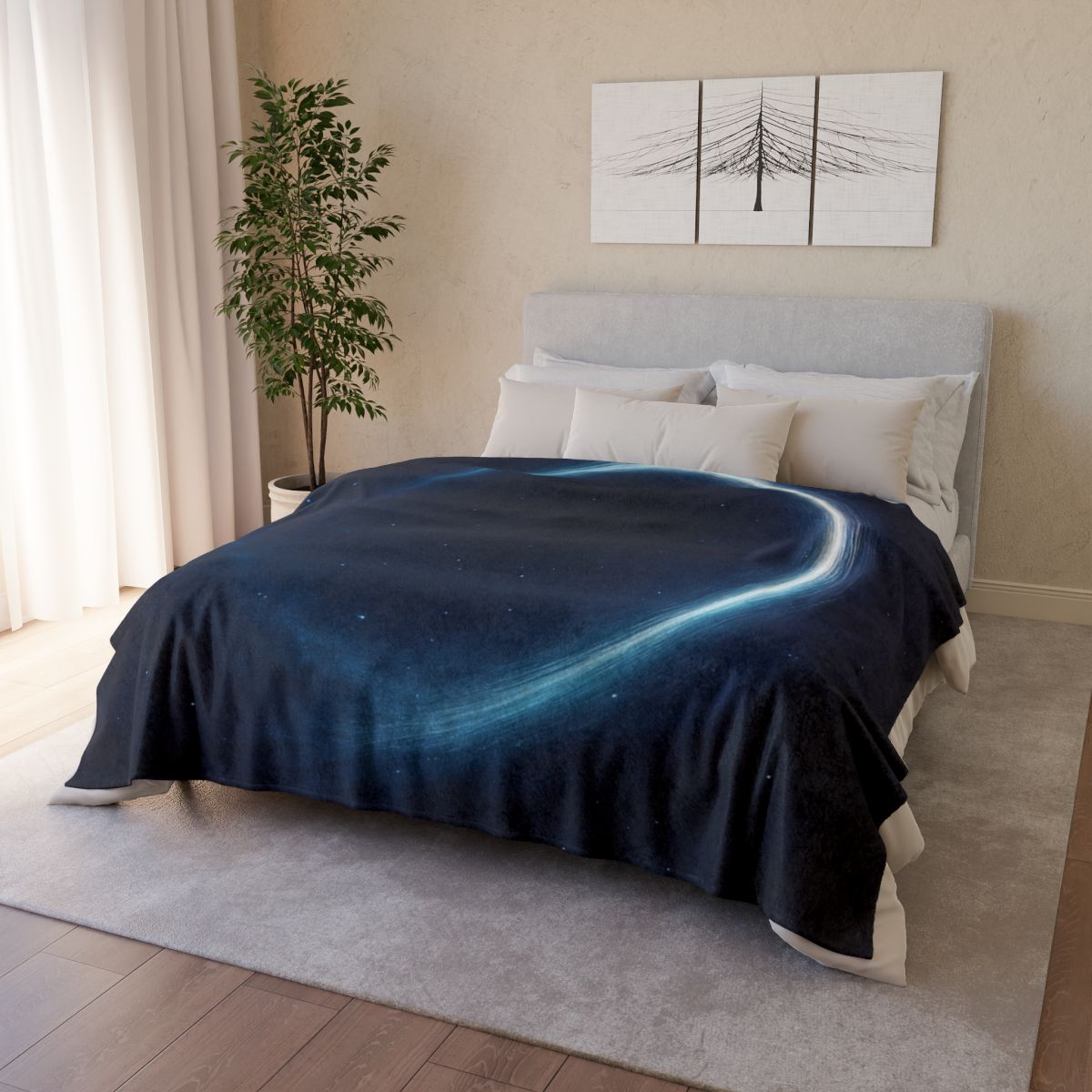 Lensing Mirage Bloom personalized cozy blankets
