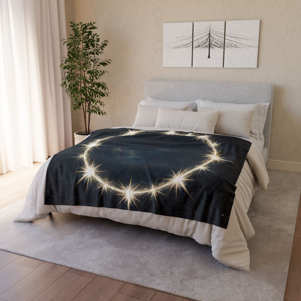 Starburst Mirage Ring stylish throw blankets