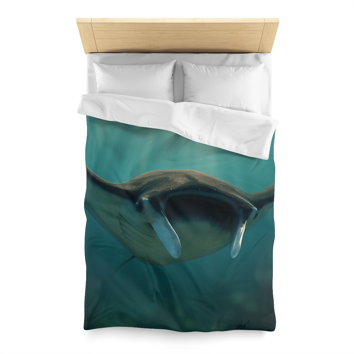 Starlit Drift Giant Manta Ray custom duvets