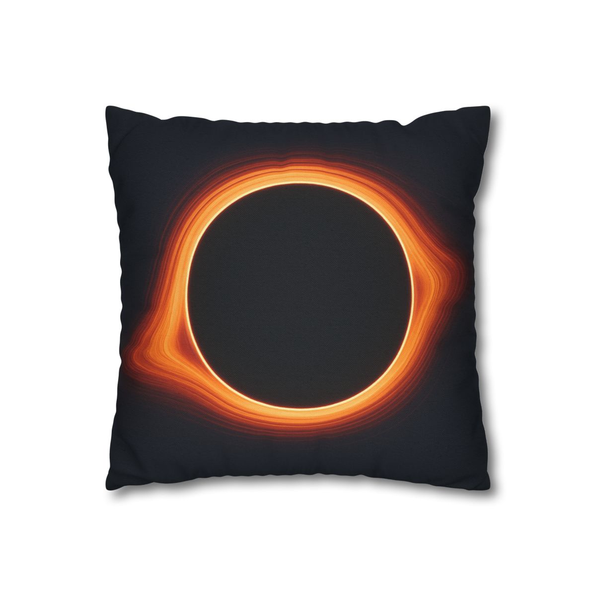 Black Hole Silhouette soft cotton pillow cases