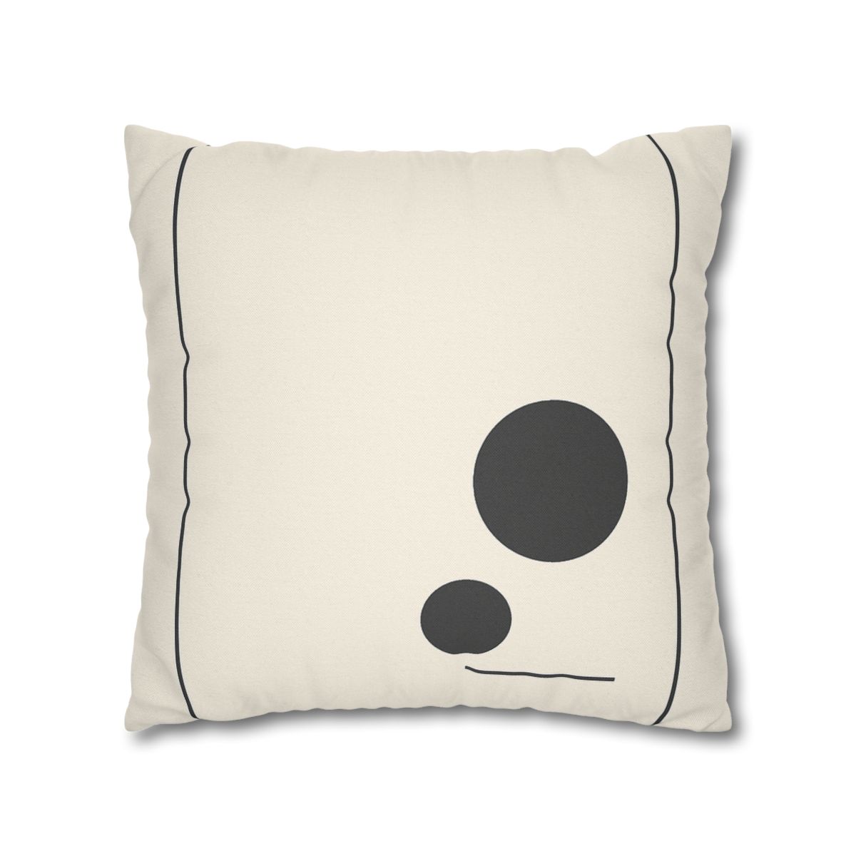 Offset Frame With Twin Disks personalized pillow covers