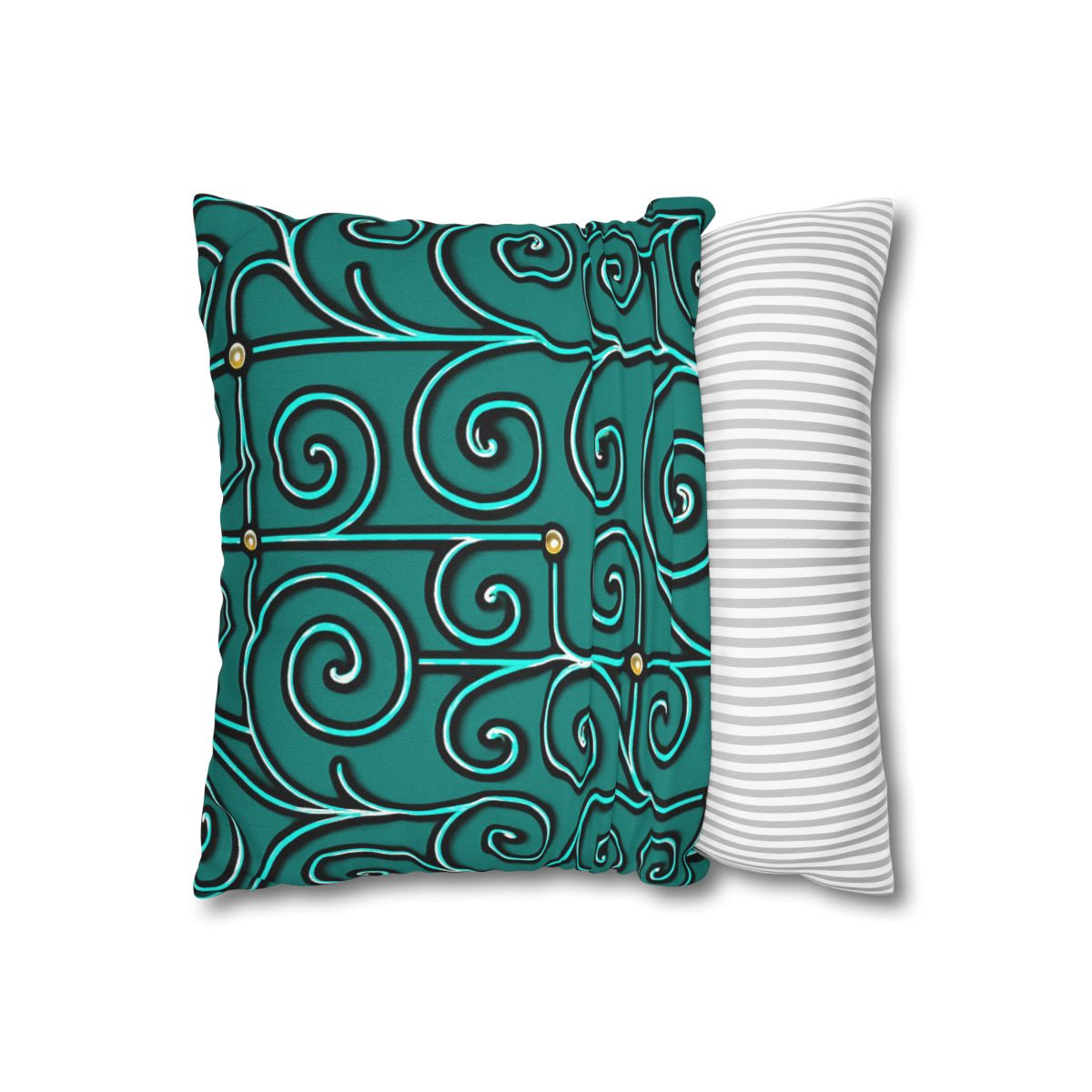 Tendril Circuit Lattice personalized pillow covers