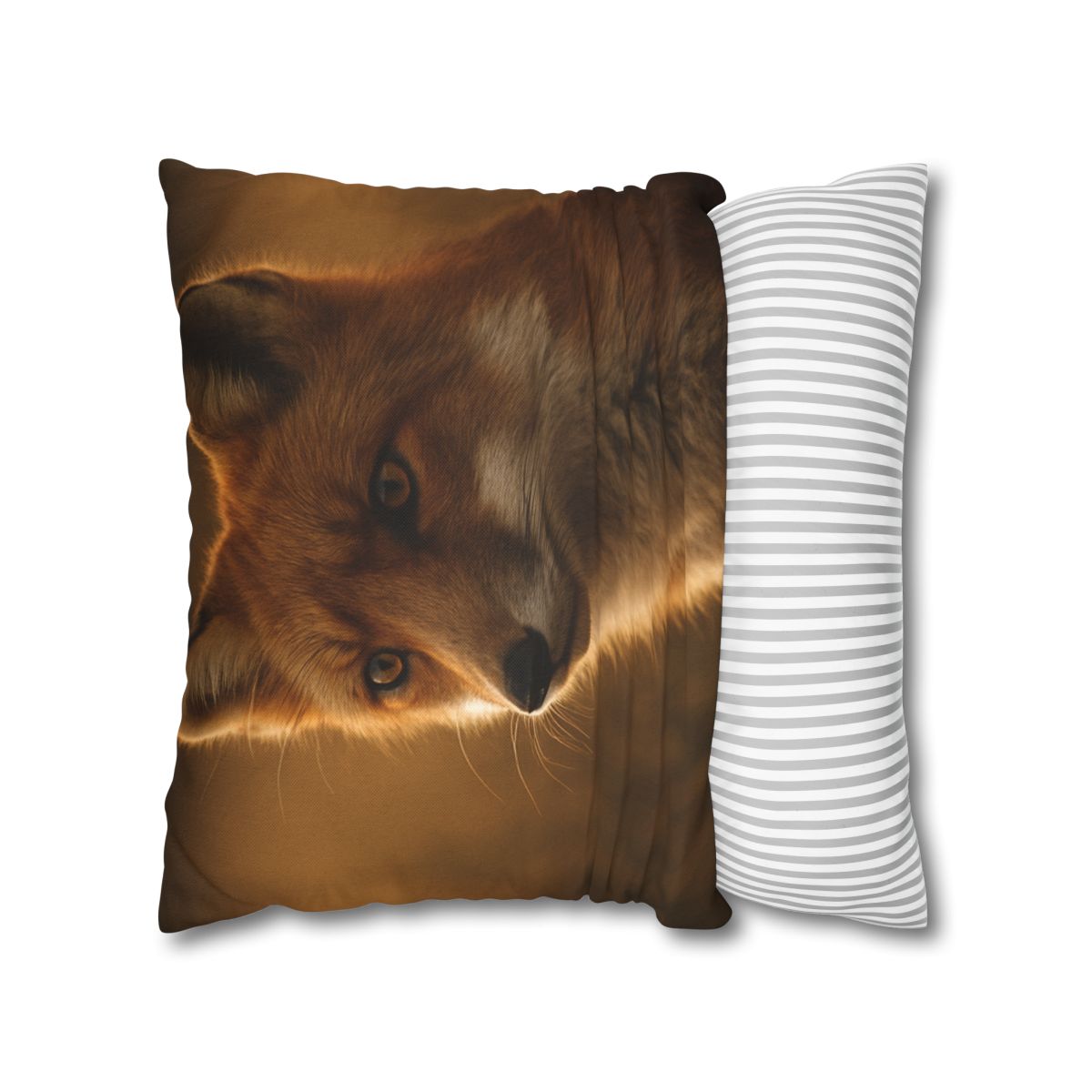 Crimson Whisper Red Fox comfortable bedding pillow covers