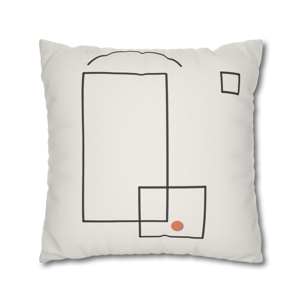 Offset Frame And Quiet Arc comfortable bedding pillow covers