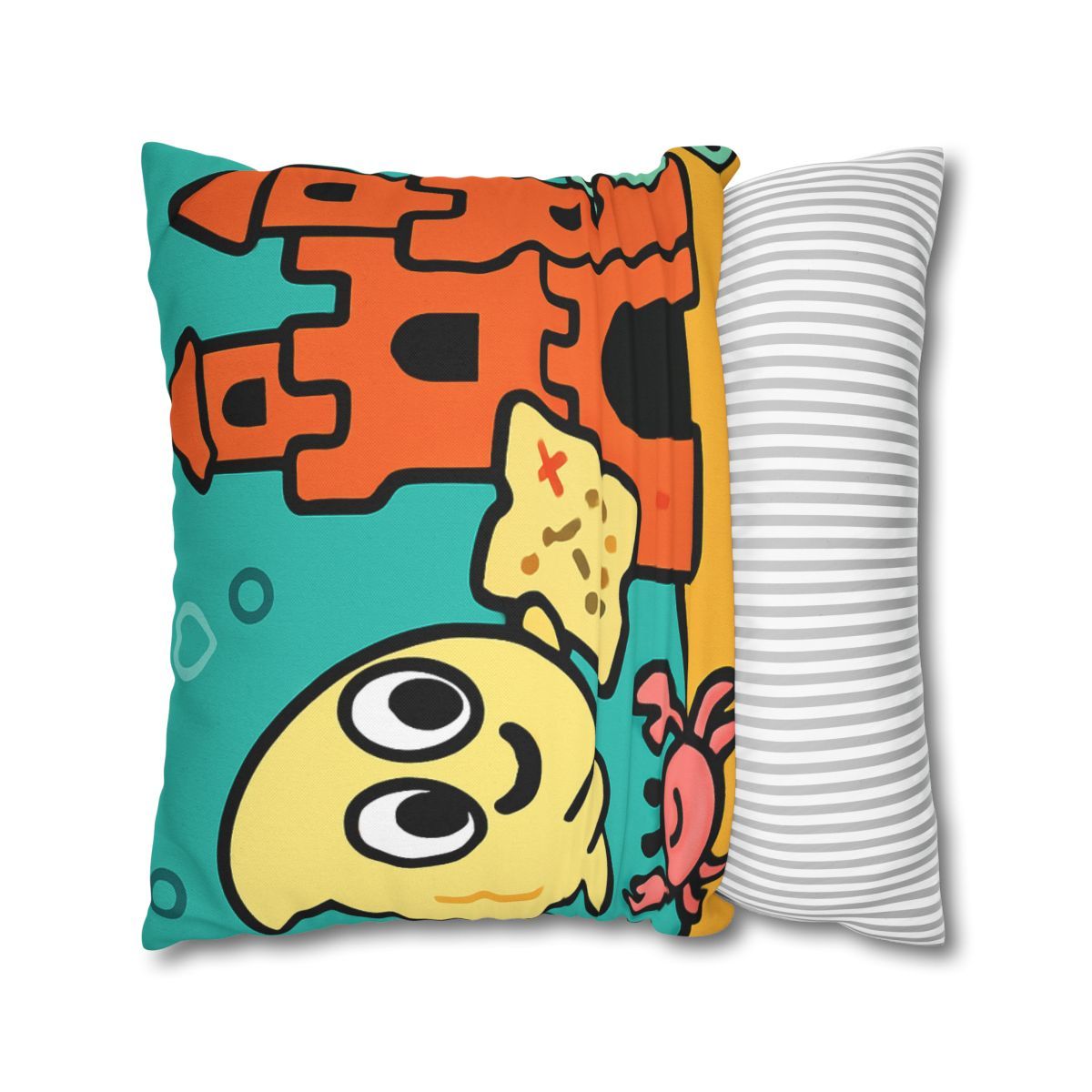 Coral Castle Map Of The Moonfish Kingdom personalized pillow covers