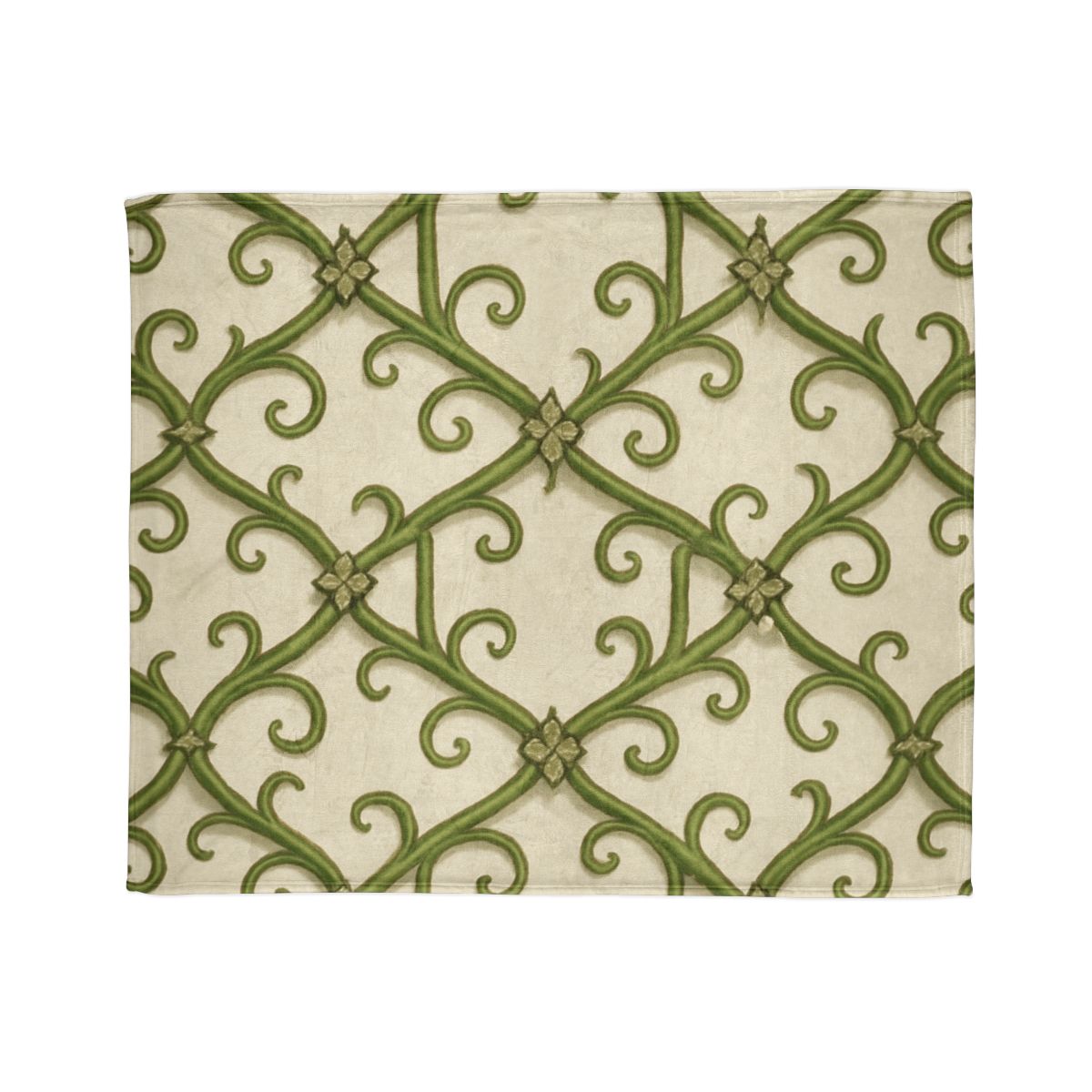 Vine Lattice Panorama custom blankets