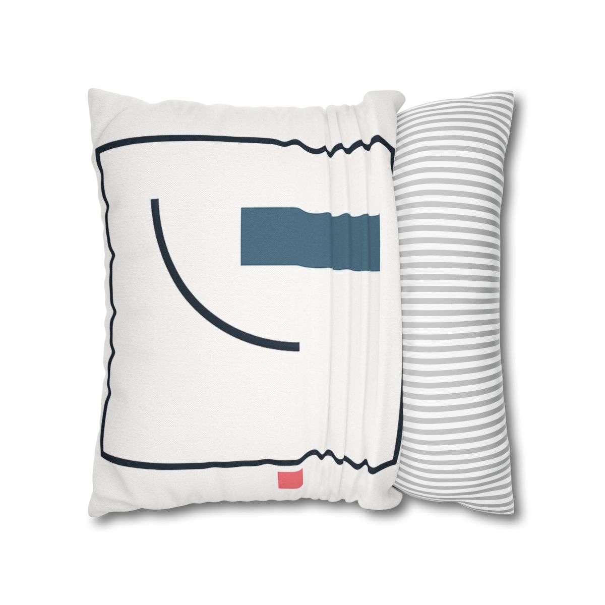 Split Frame With Rising Arc stylish decorative pillowcases