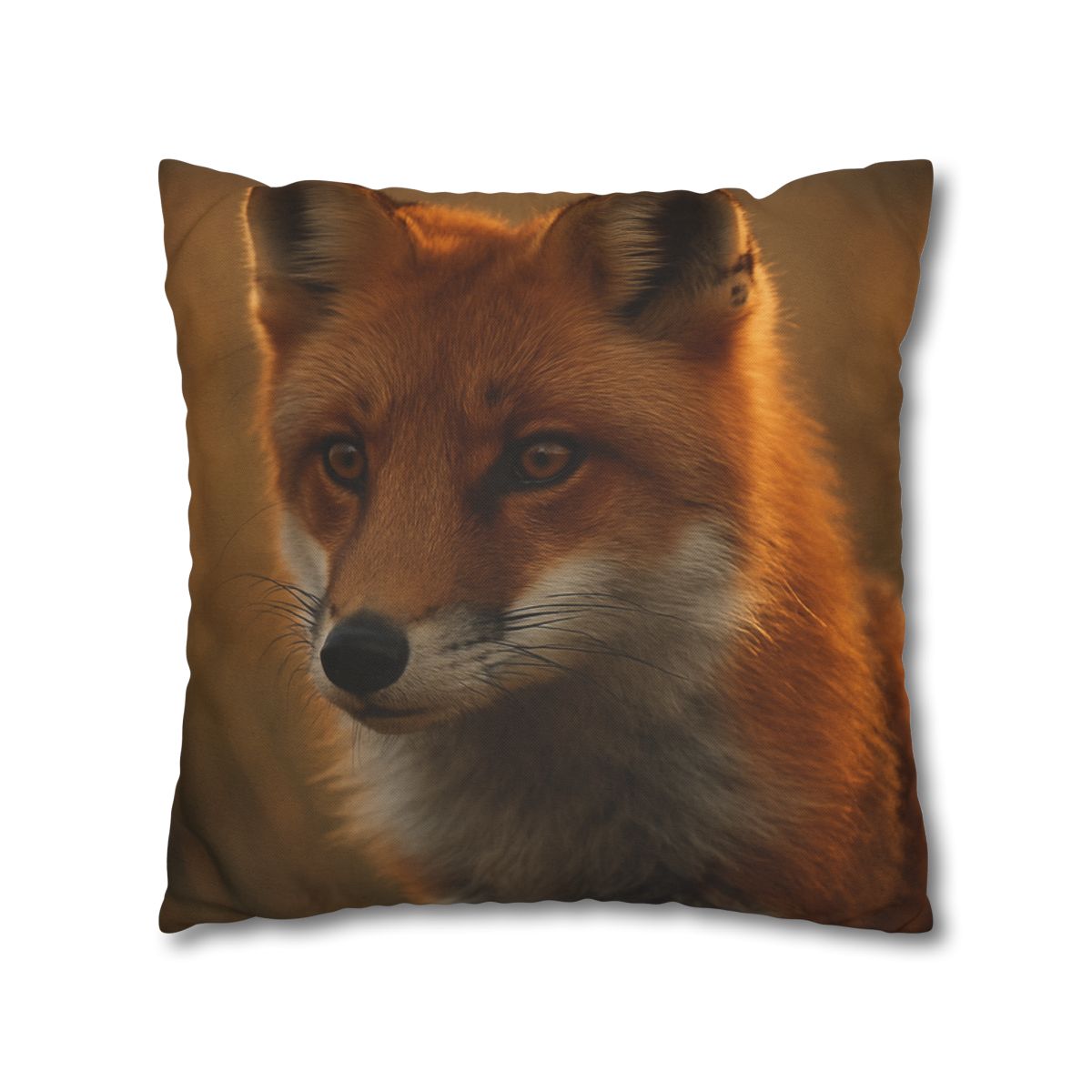 Crimson Whisper Red Fox soft cotton pillow cases