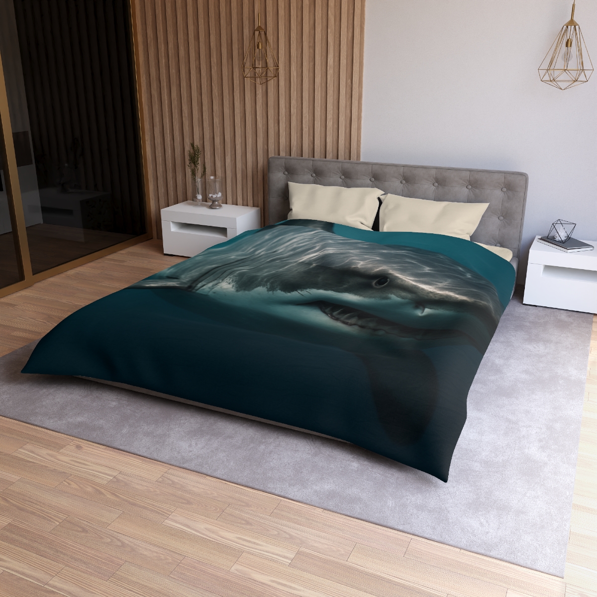 Silent Hunter Great White Shark custom duvets