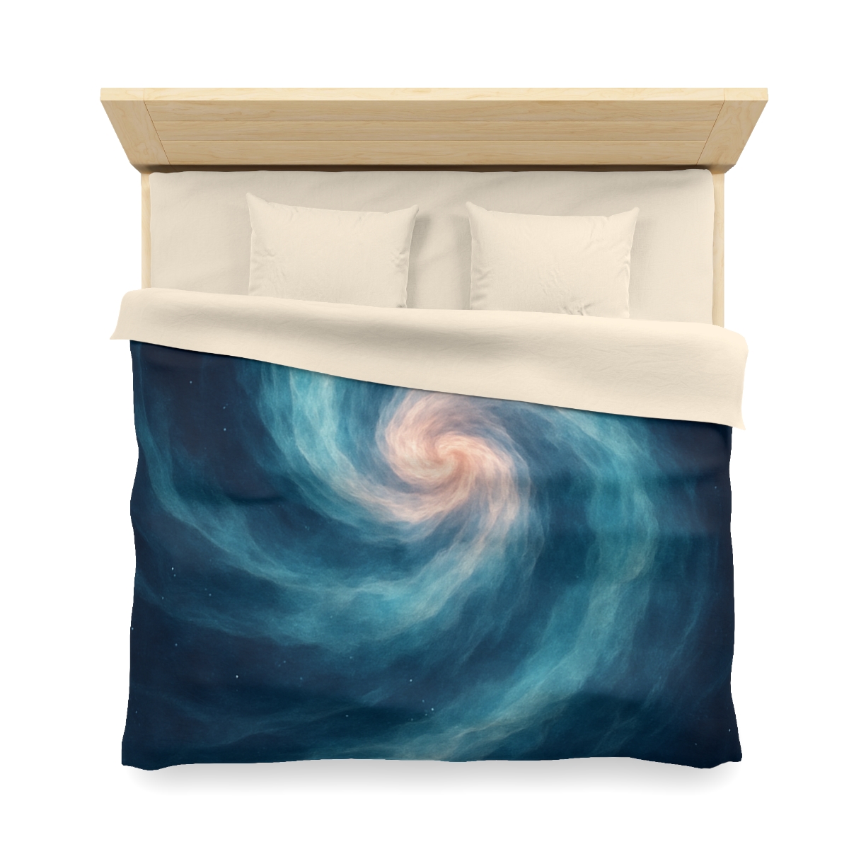 Nebula Silk Spiral personalized bedding duvets