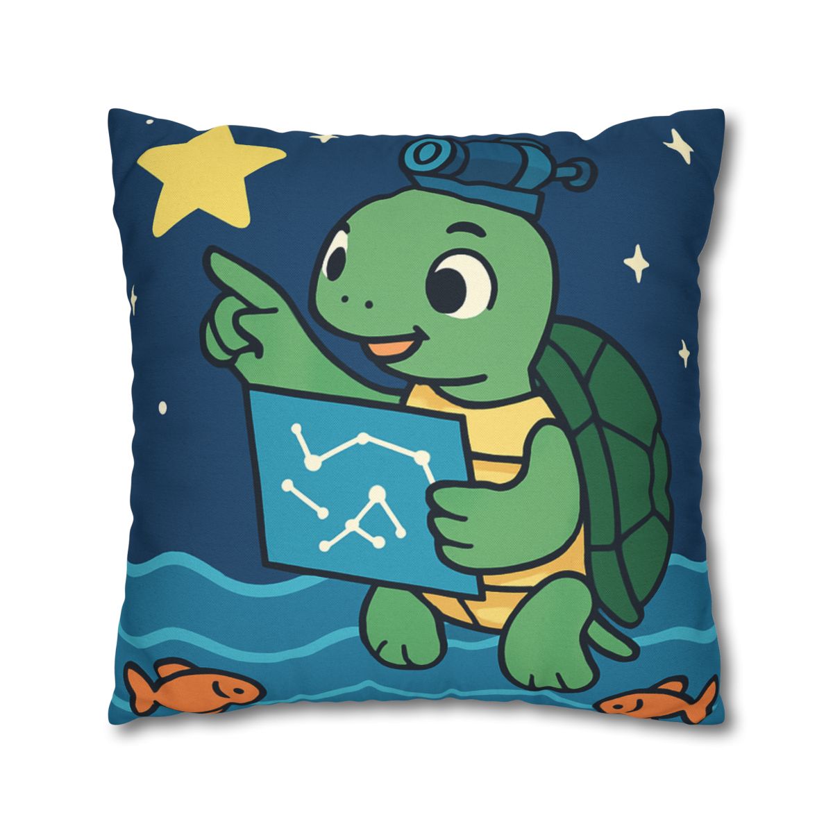 Stargazer Sea Turtle comfortable bedding pillow covers