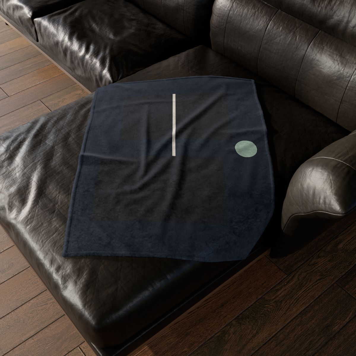 Twin Rectangles With Shared Edge Line decorative home blankets