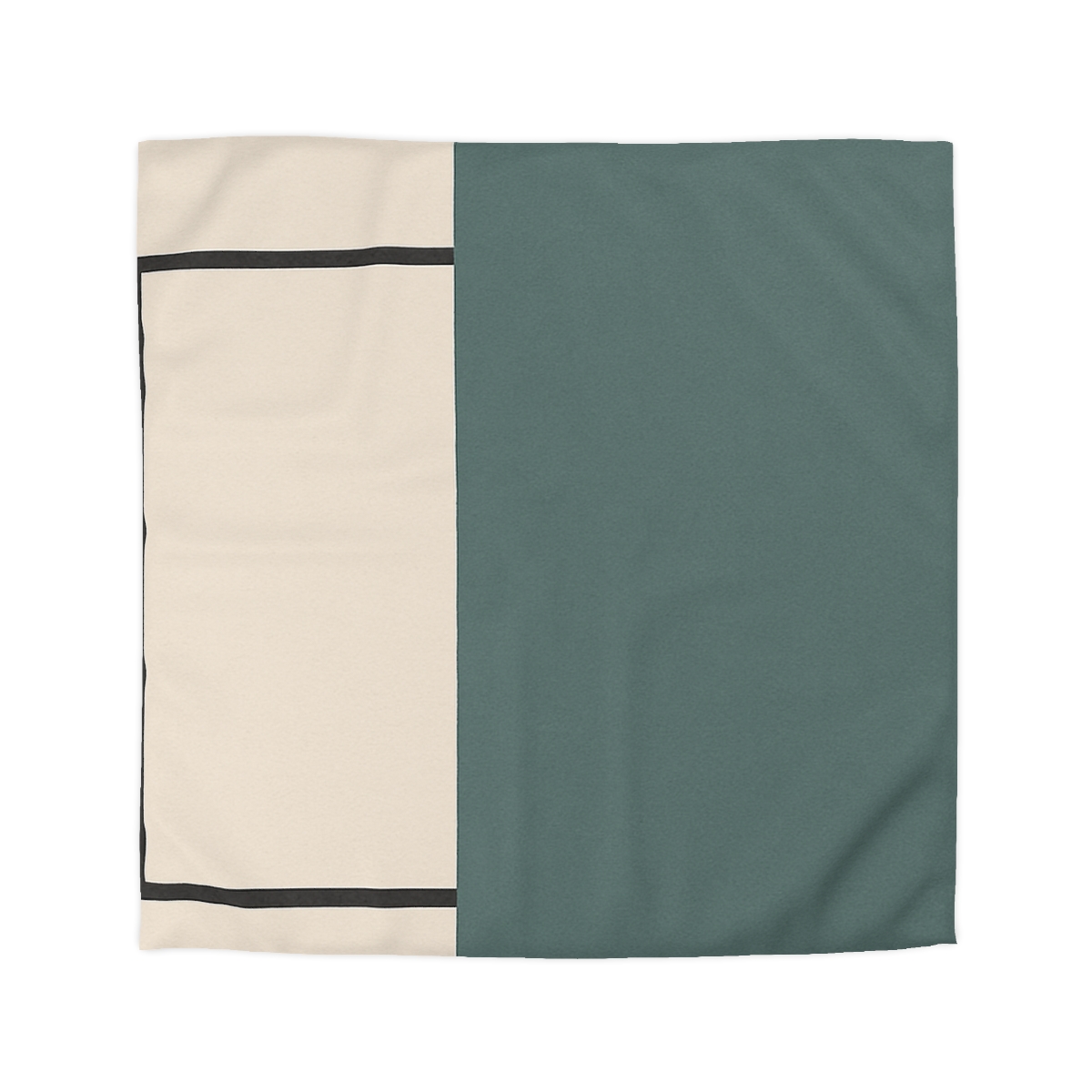 Offset Rectangle Pause custom duvets