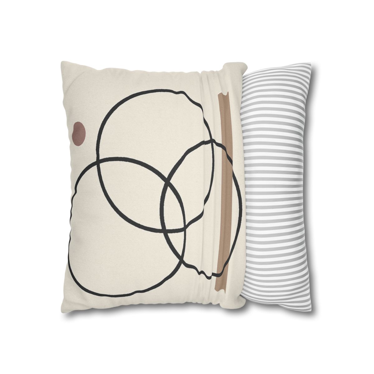 Staggered Rings And Slim Bar comfortable bedding pillow covers