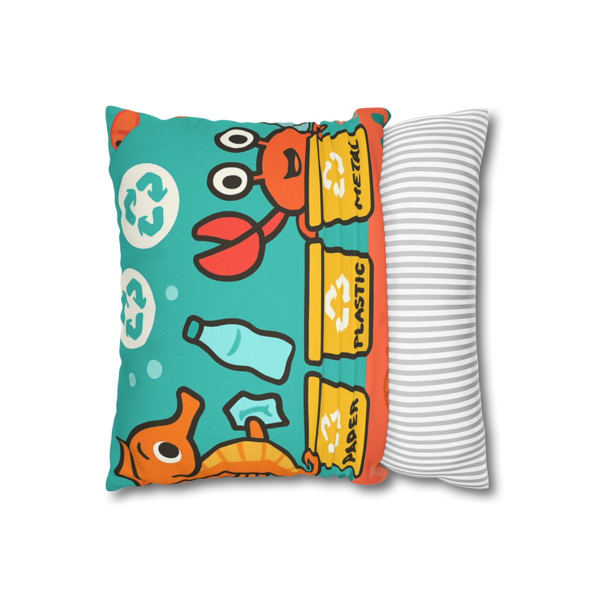 Coral City Recycling Seahorse Patrol unique gift pillow cases