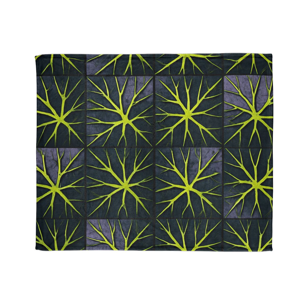 Venation Starburst Mosaic trendy patterned blankets