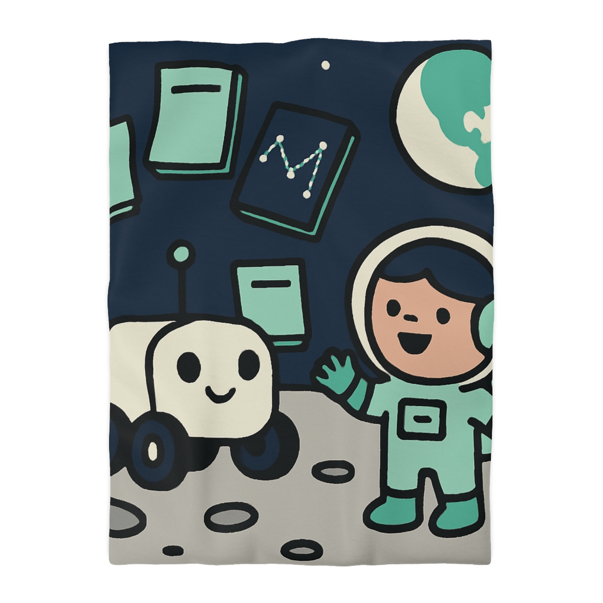 The Moonlit Library Rover warm winter duvets