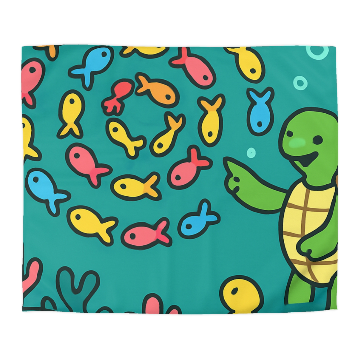 Galaxy Reef School Of Fish duvets for gifts