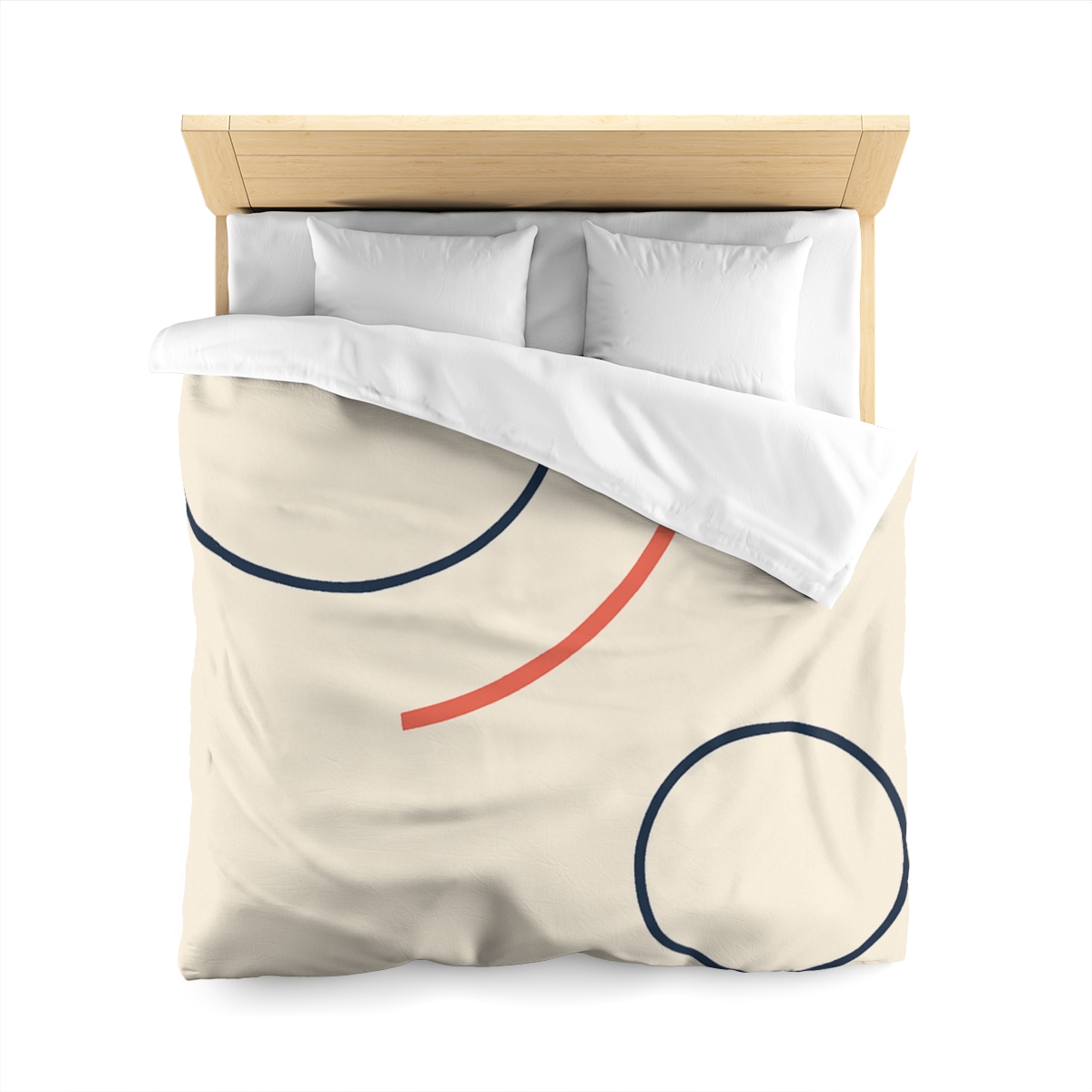 Orbit Gap Circle Pair unique patterned duvets