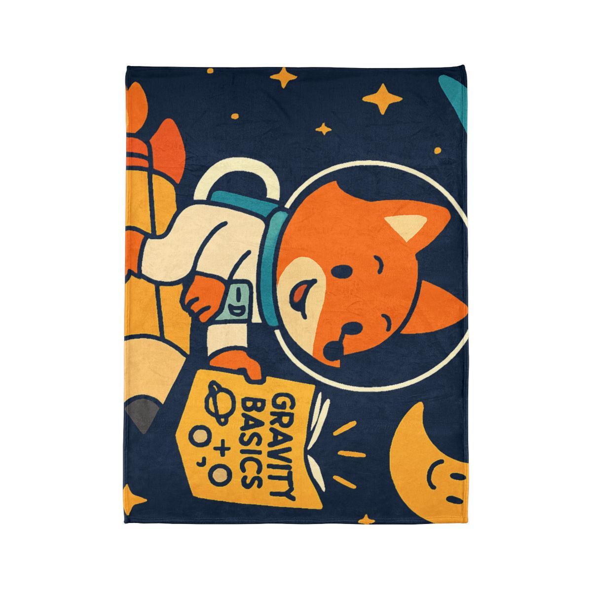 Comet Library Delivery Fox soft fleece blankets