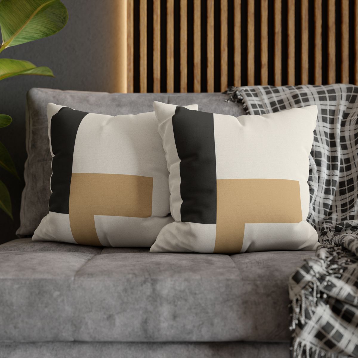 Offset Rectangle Pair unique gift pillow cases