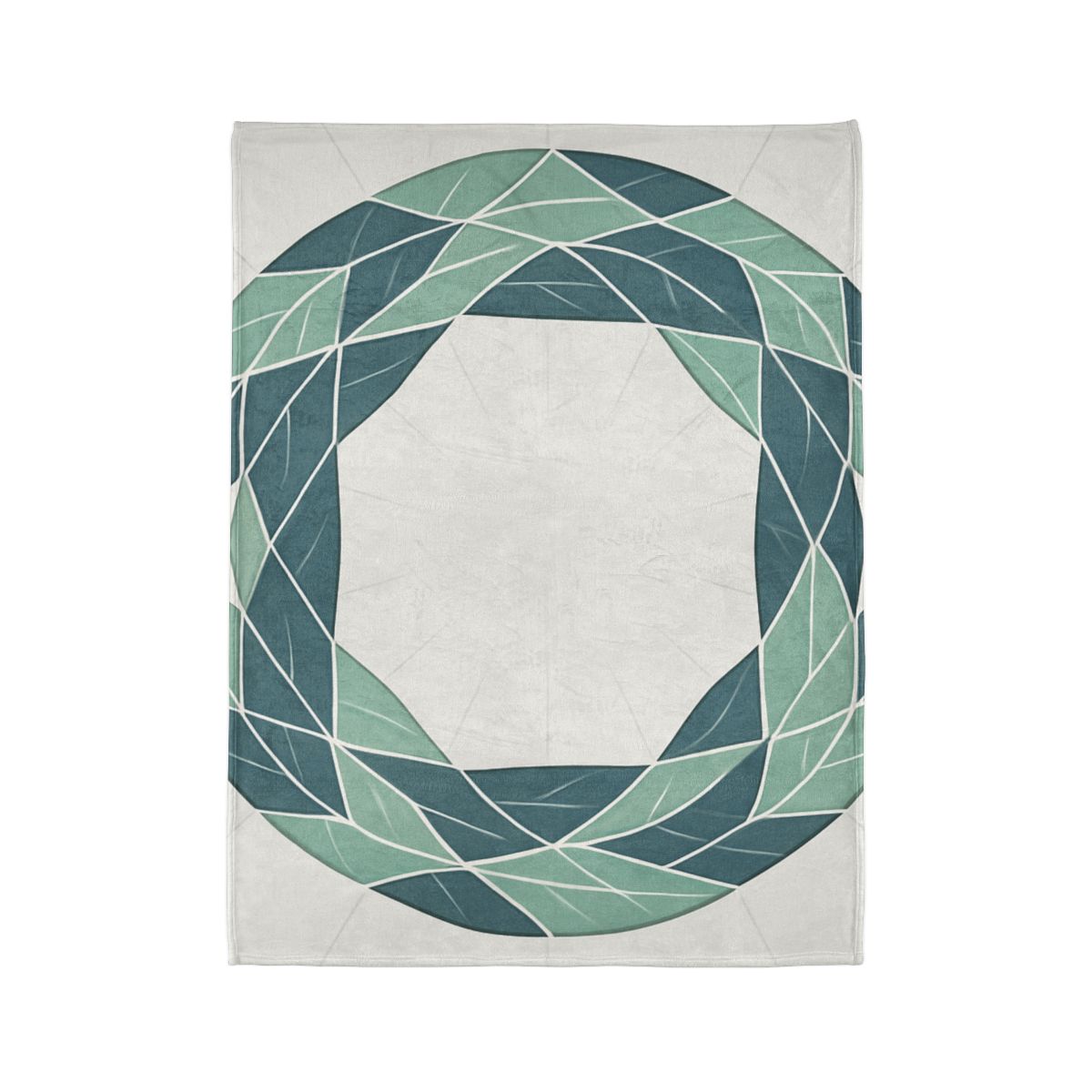 Orbiting Leaf Lattice soft fleece blankets