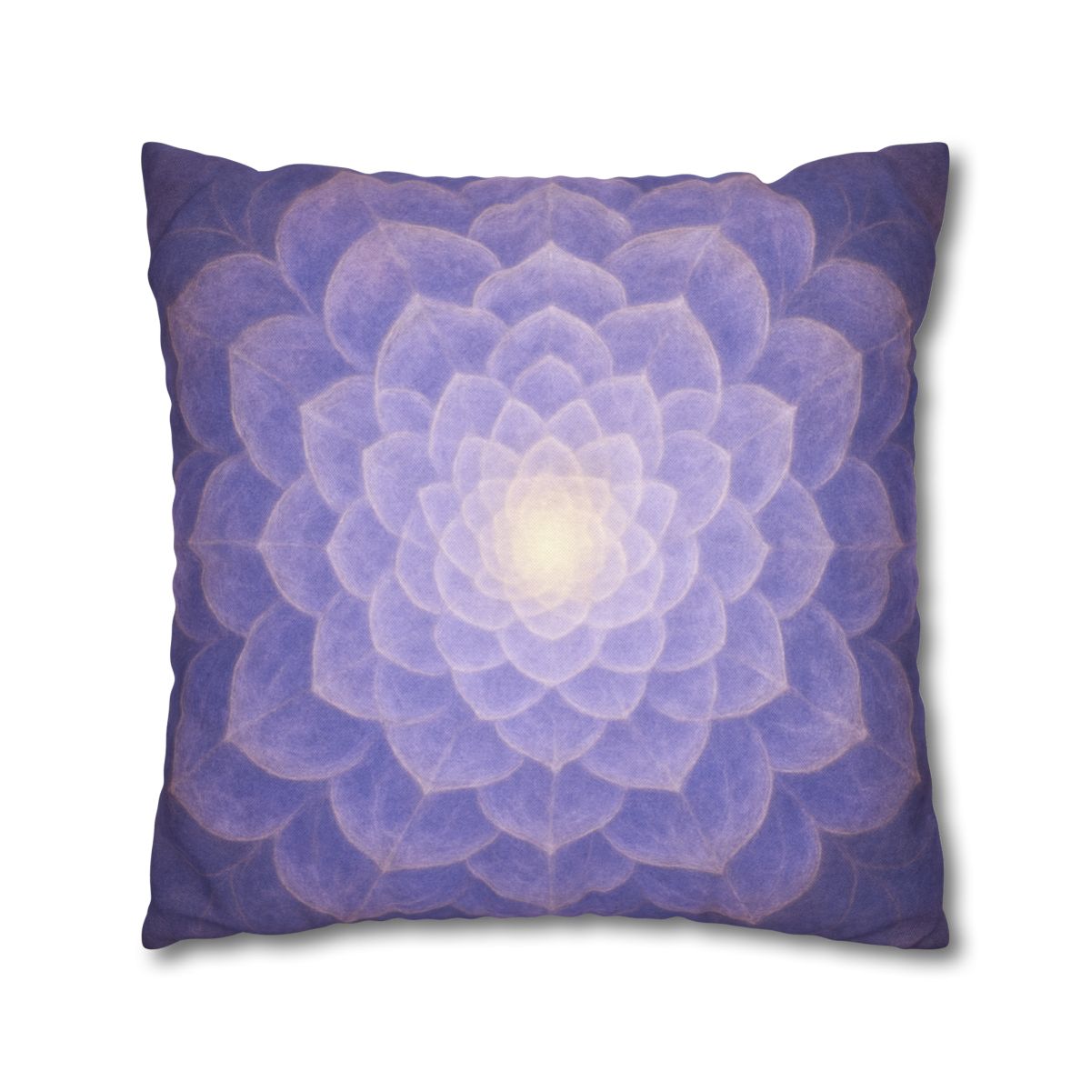 Petal Fractal Rosette soft cotton pillow cases