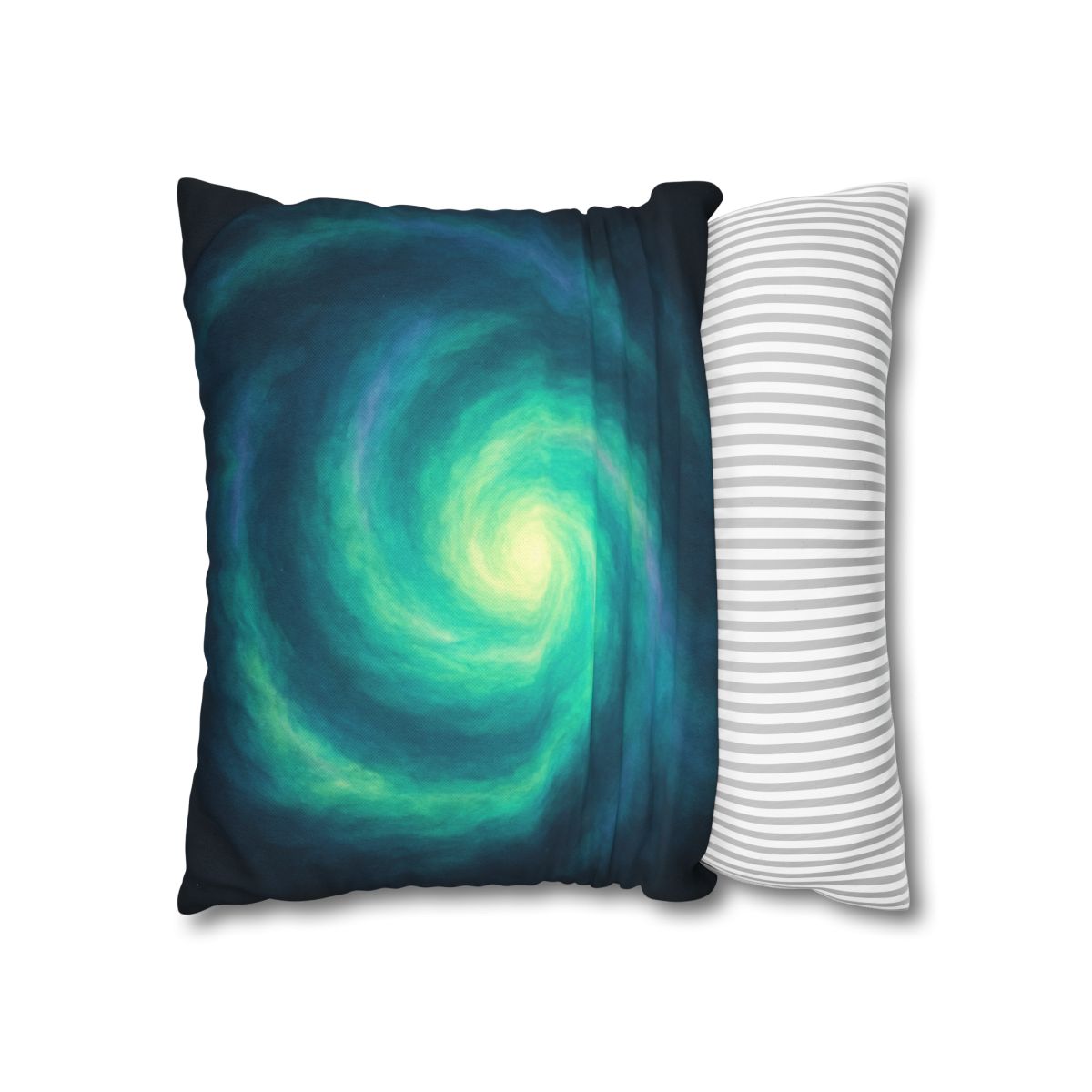 Aurora Halo Spiral soft cotton pillow cases
