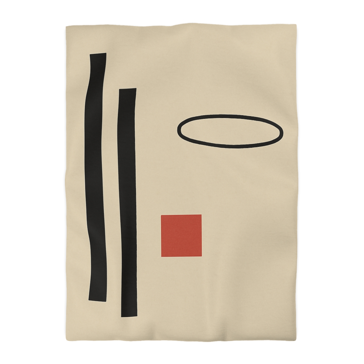 Aligned Posts With Floating Oval stylish duvet covers