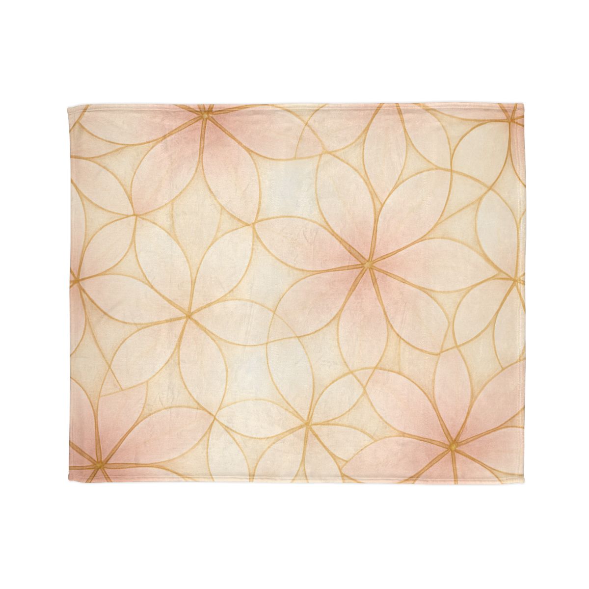 Petal Prism Lattice designer printed blankets