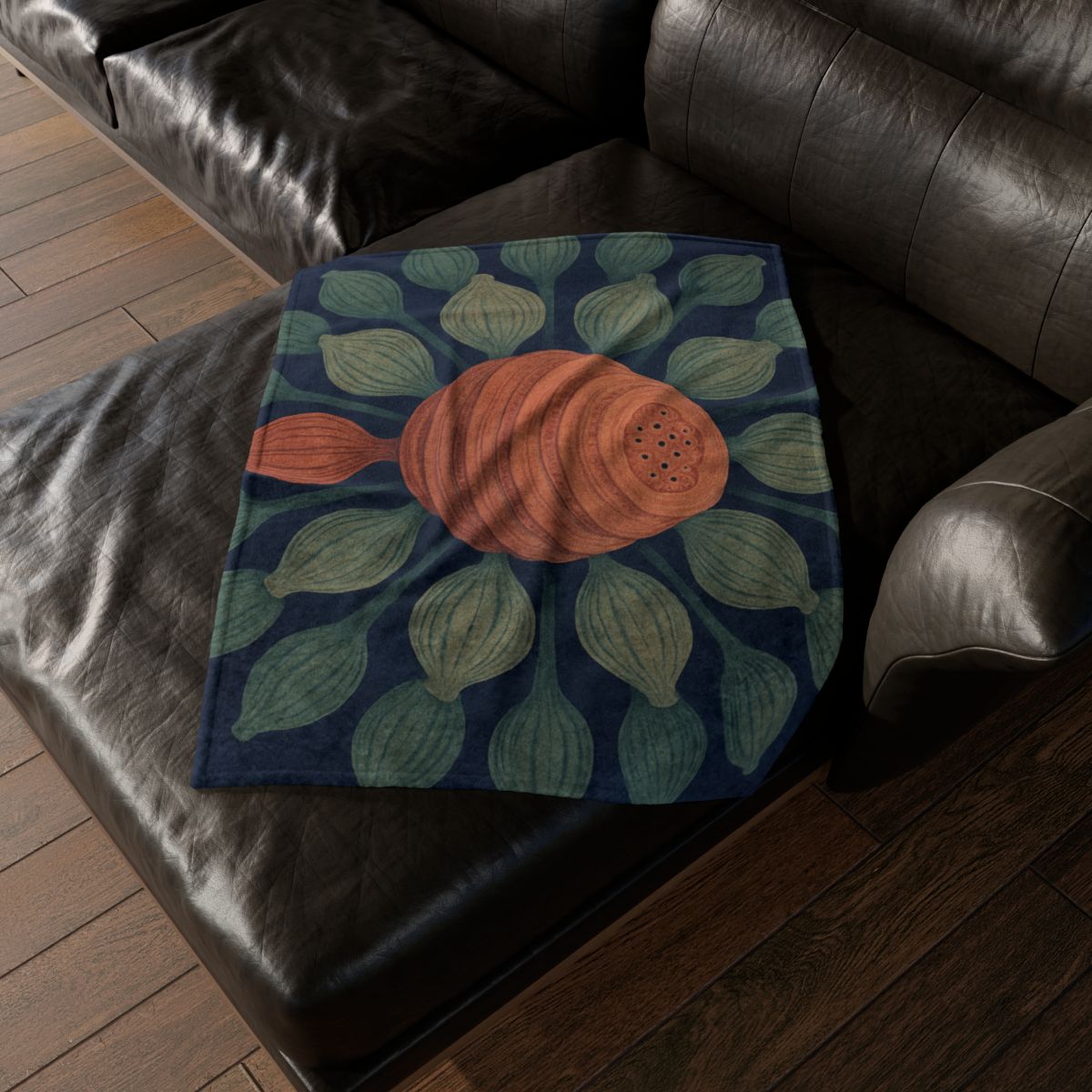 Spiral Seed Pod Halo custom blankets