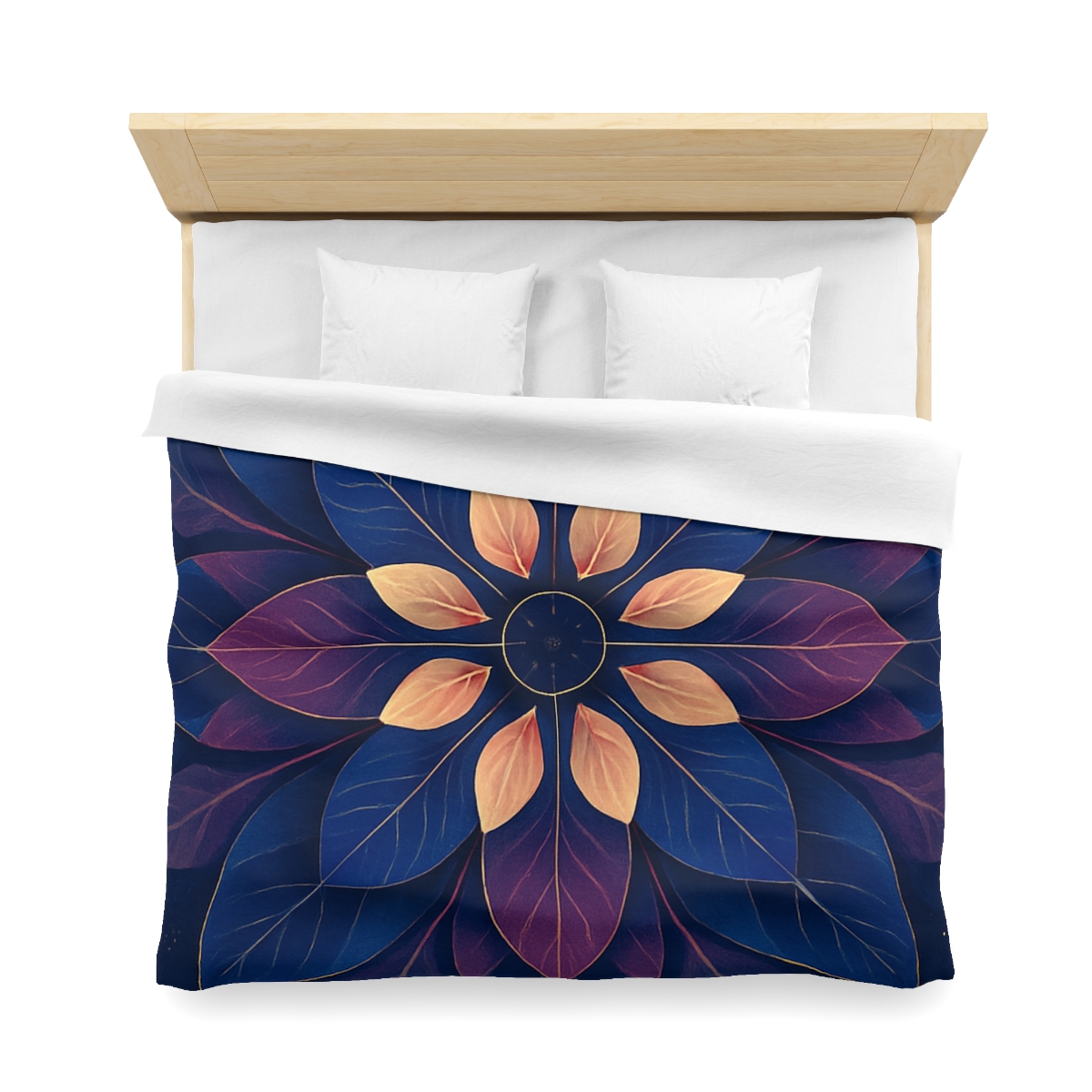 Petal Prism Mandala designer printed duvets
