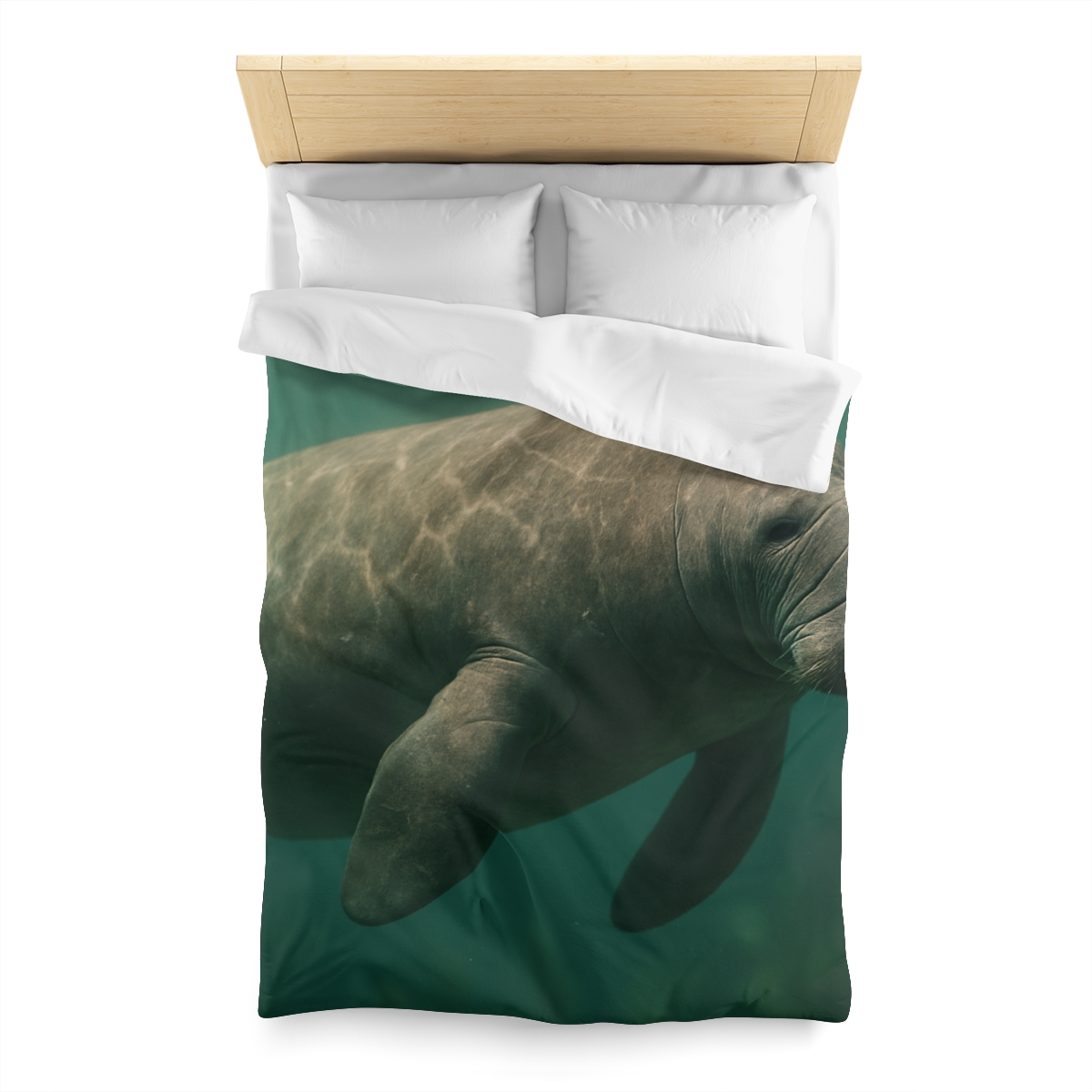 Quiet Drift West Indian Manatee custom duvets