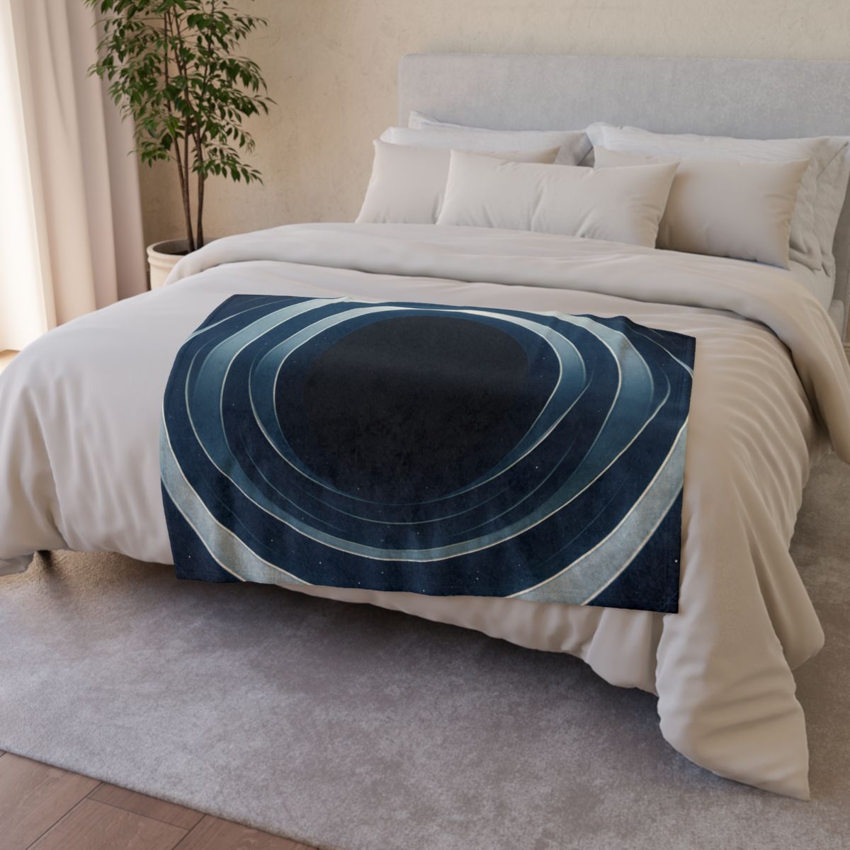 Gravitational Lens Mirage Arc trendy patterned blankets