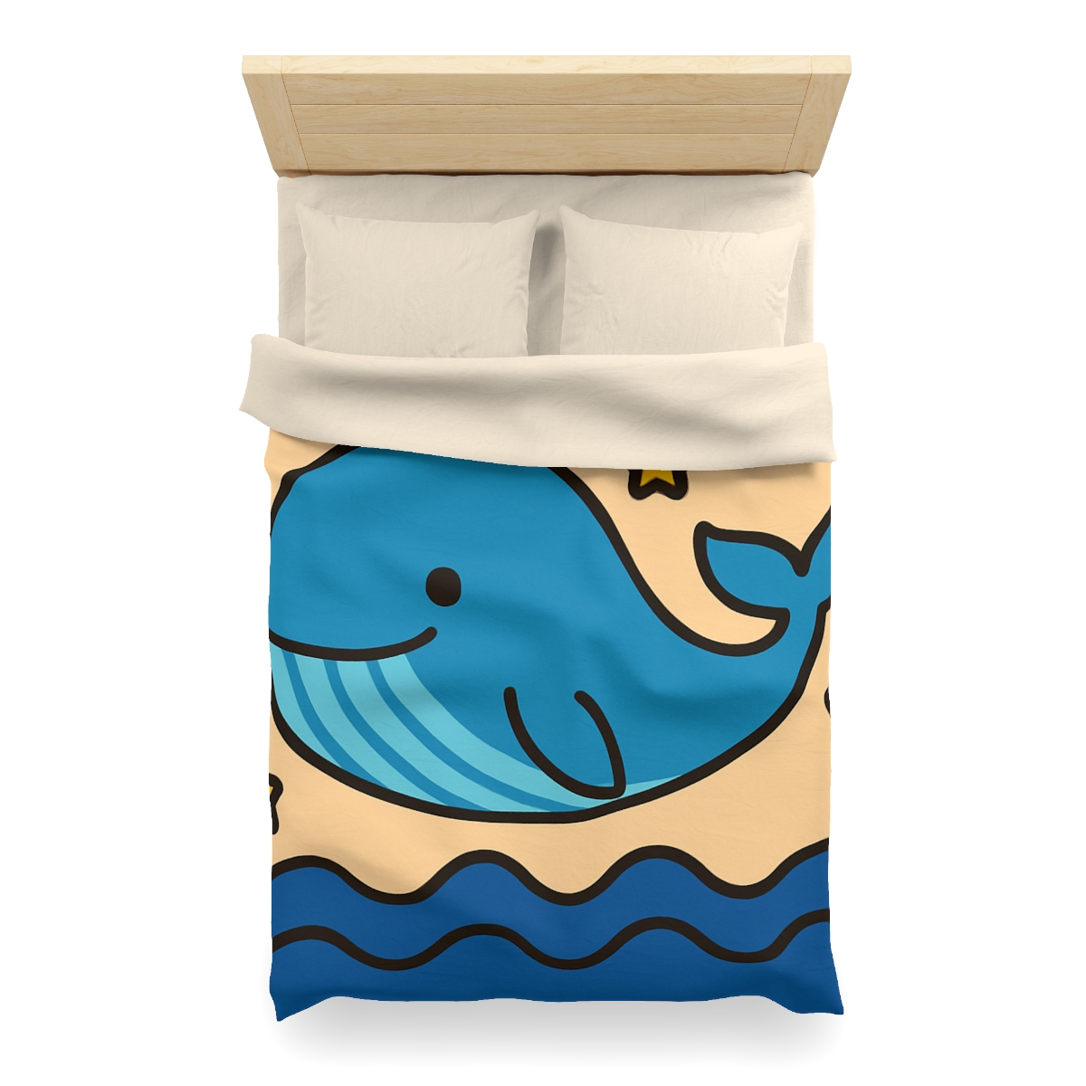 Starlight Whale Voyage custom duvets