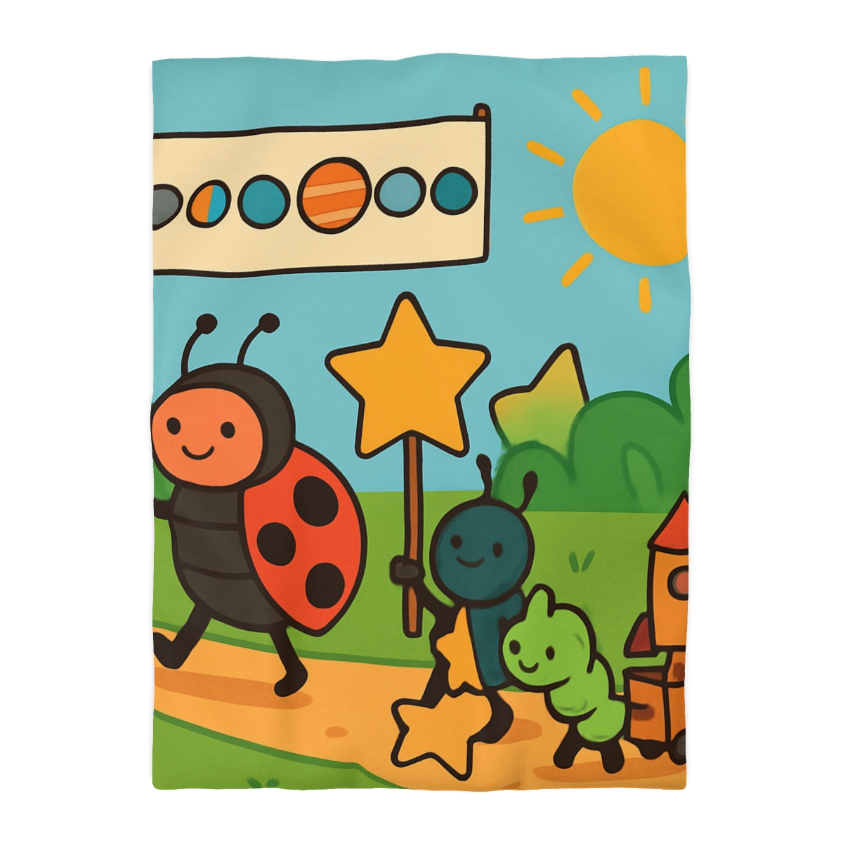 Galaxy Garden Insect Parade duvets for gifts