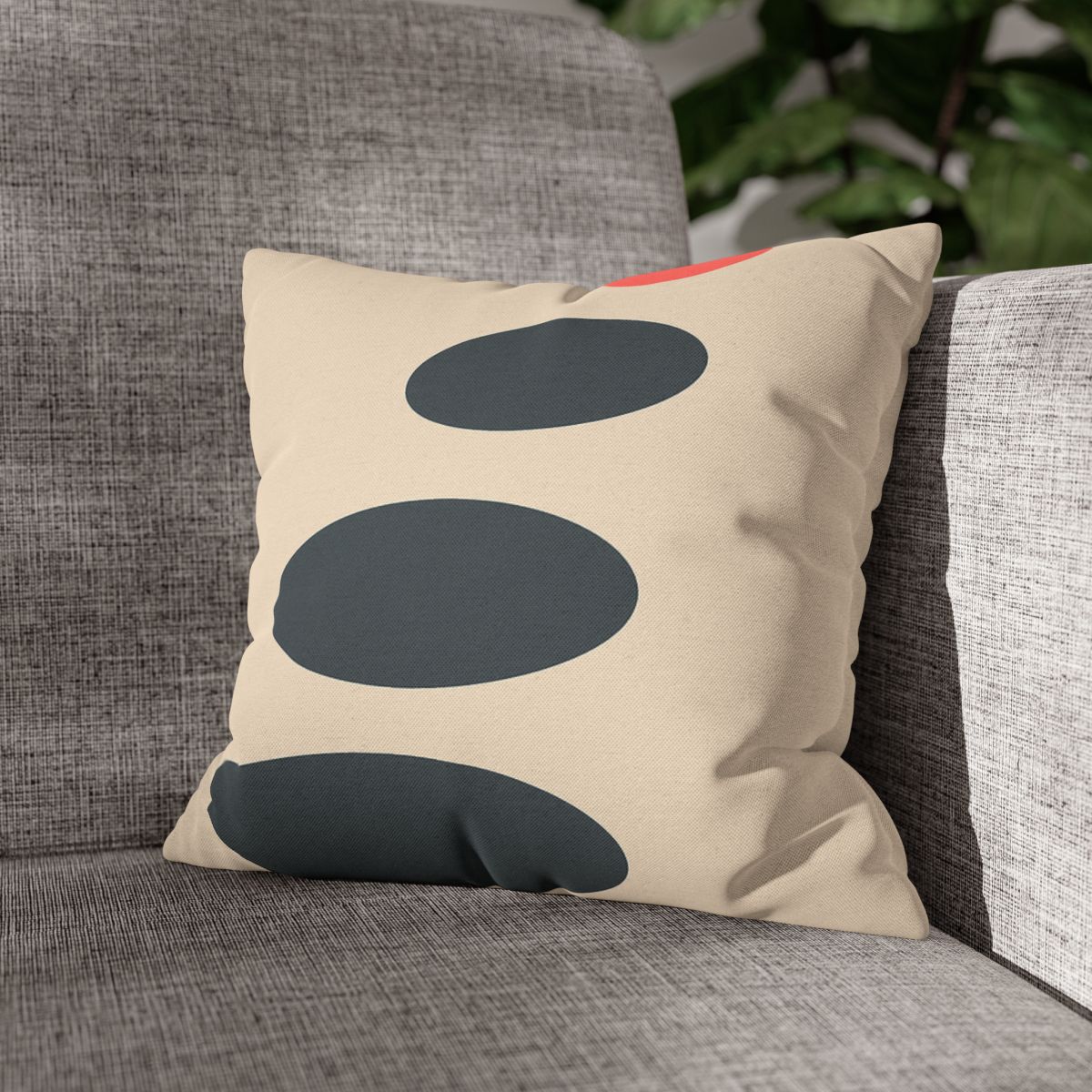 Staggered Ovals With Pause comfortable bedding pillow covers